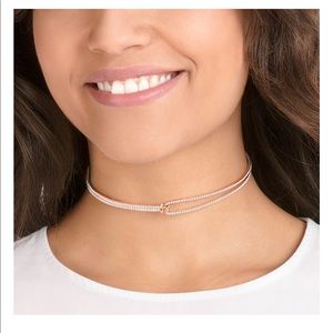 Swarovski Lifelong Rose Gold Plated Choker New In Box